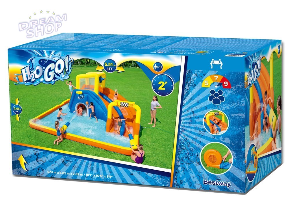 Bestway duży WODNY PLAC ZABAW 551x502x265cm 53377 Bestway duży WODNY PLAC ZABAW 551x502x265cm 53377