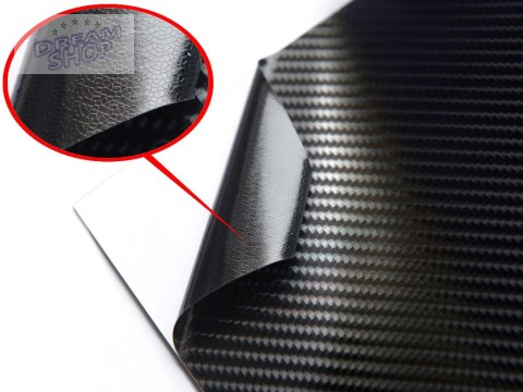 Folia rolka carbon 4D czarna 1,52x30m