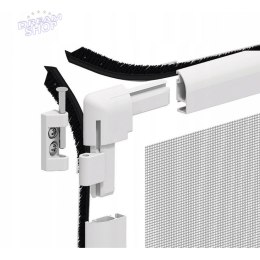 Moskitiera drzwi alu 100 x 215 biała