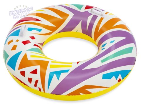 Bestway Dmuchane koło do pływania GEOMETRIC 107cm 12+ 36228 Bestway Dmuchane koło do pływania GEOMETRIC 107cm 12+ 36228