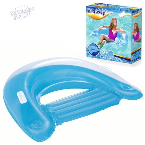 Bestway wygodny Dmuchany Fotel do pływania z uchwytami 152 x 99 cm 43118 Bestway wygodny Dmuchany Fotel do pływania z uchwytami 152 x 99 cm 43118