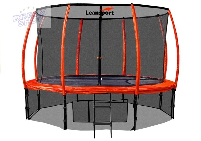 Trampolina LEAN SPORT BEST 14ft z siatką Trampolina LEAN SPORT BEST 14ft z siatką