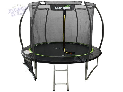 Trampolina LEAN Sport Max 6ft Czarno-Zielona