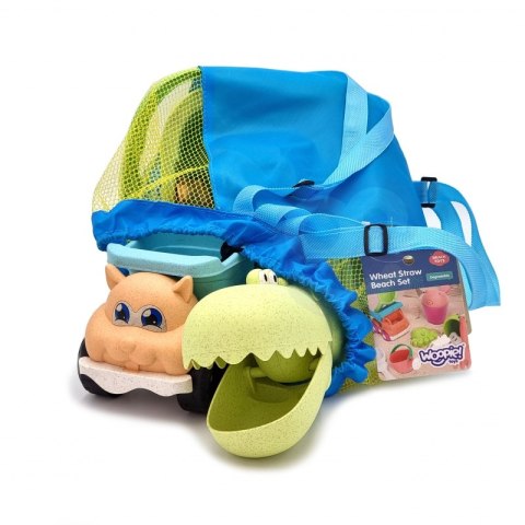 WOOPIE Zestaw do Piasku z Wiaderkiem i Łopatką Krokodyl 10 el.