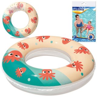 Bestway Dmuchane koło do pływania zielone OWOCE 61cm 36014 A
