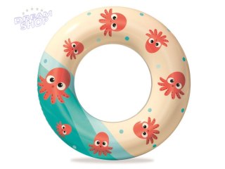 Bestway Dmuchane koło do pływania zielone OWOCE 61cm 36014 A