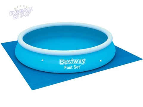 Bestway Mata pod basen folia 396x396 58002 Bestway Mata pod basen folia 396x396 58002