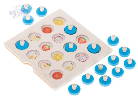 Puzzle drewniane gra planszowa memory + 4 karty Puzzle drewniane gra planszowa memory + 4 karty