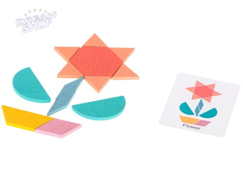 Puzzle drewniane układanka montessori 180el. Puzzle drewniane układanka montessori 180el.