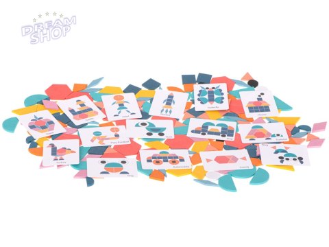 Puzzle drewniane układanka montessori 180el. Puzzle drewniane układanka montessori 180el.