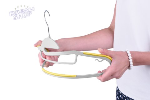 Wieszak Flexi Kpl.10 Szt Szaro-ŻÓŁty Wieszak Flexi Kpl.10 Szt Szaro-ŻÓŁty