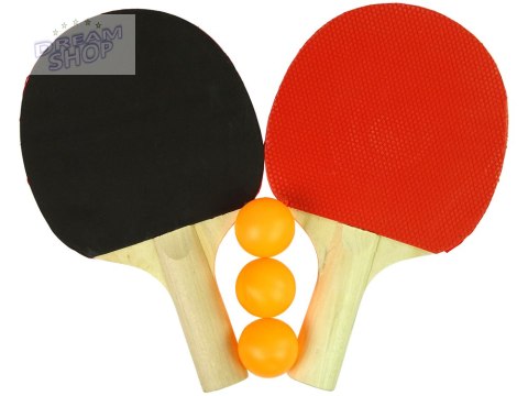 Drewniane Paletki Do Ping Ponga 3 Piłki Pokrowiec Drewniane Paletki Do Ping Ponga 3 Piłki Pokrowiec