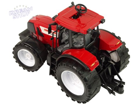 Traktor Czerwony Wywrotka Żółta Ciągnik 50 cm Traktor Czerwony Wywrotka Żółta Ciągnik 50 cm