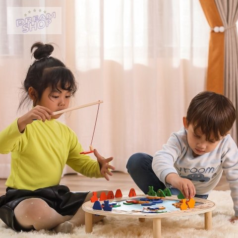 VIGA Drewniana Gra Łowienie Rybek FSC VIGA Drewniana Gra Łowienie Rybek FSC