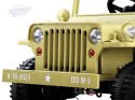 Wojskowe Auto na akumulator Willys + pilot PA0263