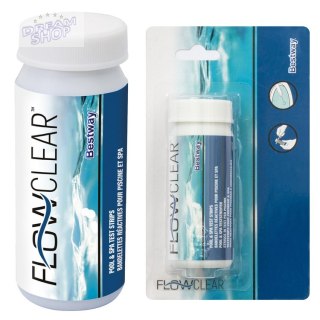 Bestway tester paski pH, zasadowość wody, poziomo chloru 58142