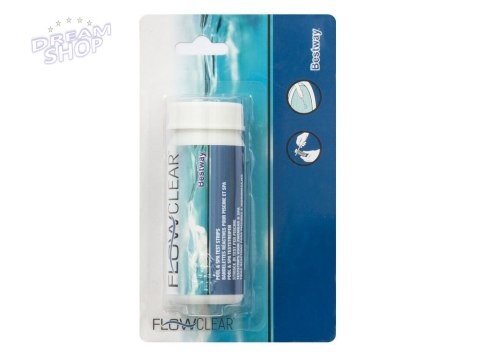 Bestway tester paski pH, zasadowość wody, poziomo chloru 58142 Bestway tester paski pH, zasadowość wody, poziomo chloru 58142