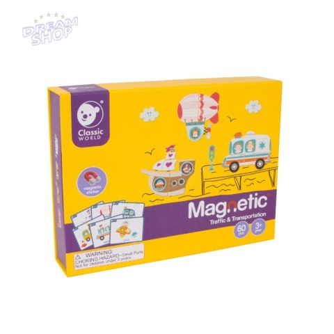 CLASSIC WORLD Puzzle Nauka Ruchu Transportu Drogowego 72 el. CLASSIC WORLD Puzzle Nauka Ruchu Transportu Drogowego 72 el.