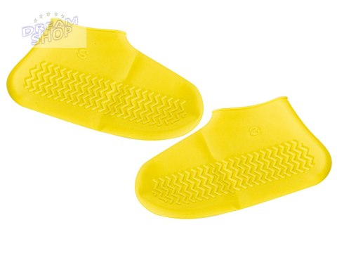 Ochraniacze na buty wodoodporne kalosze S żółte Ochraniacze na buty wodoodporne kalosze S żółte