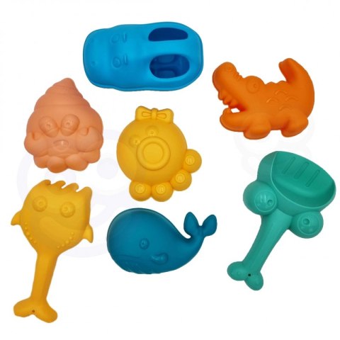 WOOPIE Zestaw do Piasku 3w1 Walizka Jelonek+ Zabawka Wodna