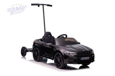 Auto Na Akumulator BMW M5 Z Platformą Dla Rodzica Czarne Lakierowane Auto Na Akumulator BMW M5 Z Platformą Dla Rodzica Czarne Lakierowane
