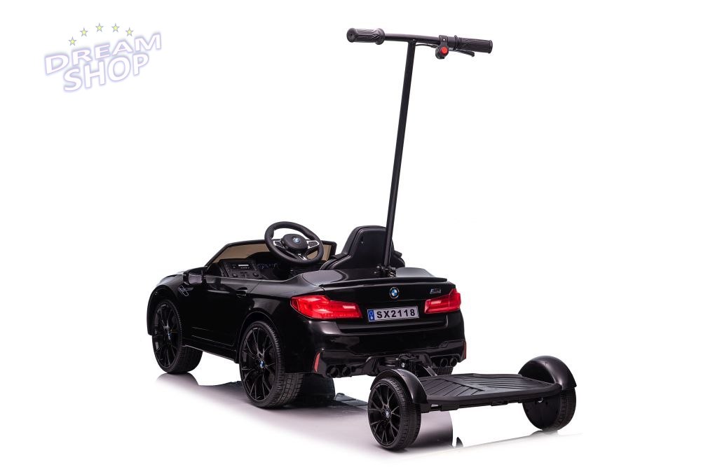 Auto Na Akumulator BMW M5 Z Platformą Dla Rodzica Czarne Lakierowane Auto Na Akumulator BMW M5 Z Platformą Dla Rodzica Czarne Lakierowane