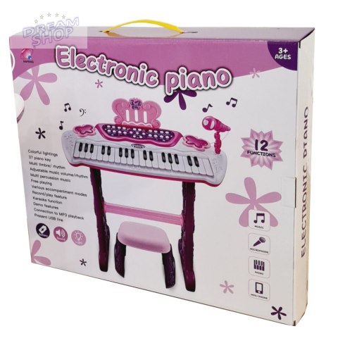 KEYBOARD DLA DZIECI ORGANY MIKROFON PIANINO 883BR KEYBOARD DLA DZIECI ORGANY MIKROFON PIANINO 883BR