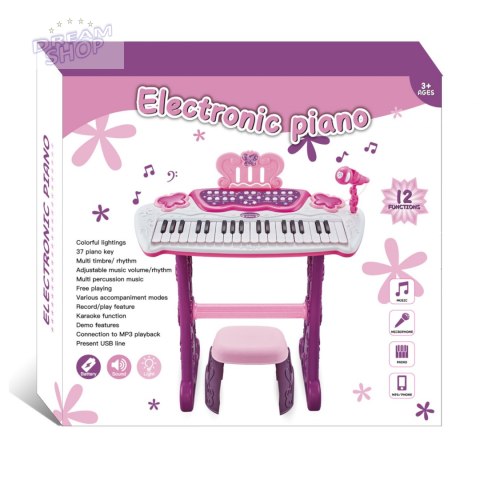 KEYBOARD DLA DZIECI ORGANY MIKROFON PIANINO 883BR KEYBOARD DLA DZIECI ORGANY MIKROFON PIANINO 883BR
