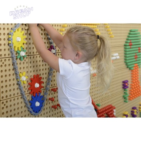MASTERKIDZ Tablica Ścienna Koła Zębate i Łańcuch 79 El. Zbuduj własny mechanizm MASTERKIDZ Tablica Ścienna Koła Zębate i Łańcuch 79 El. Zbuduj własny mechanizm