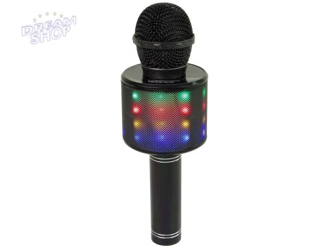 Mikrofon Bezprzewodowy USB Głośnik Nagrywanie Karaoke Model WS-858 Czarny