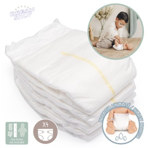 SMOBY Baby Nurse Pieluszki Pampersy 4szt dla lalki SMOBY Baby Nurse Pieluszki Pampersy 4szt dla lalki