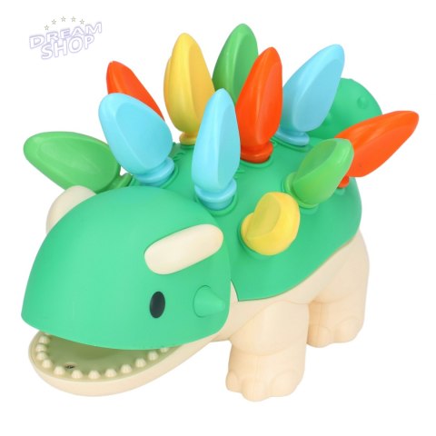 Sorter układanka dinozaur Montessori kolory S2055A Sorter układanka dinozaur Montessori kolory S2055A