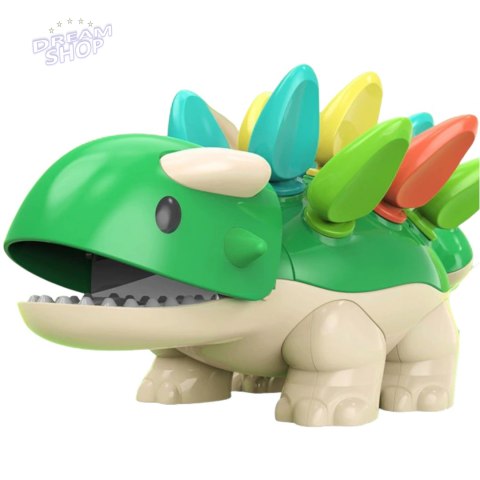 Sorter układanka dinozaur Montessori kolory S2055A Sorter układanka dinozaur Montessori kolory S2055A