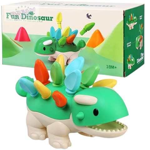 Sorter układanka dinozaur Montessori kolory S2055A Sorter układanka dinozaur Montessori kolory S2055A
