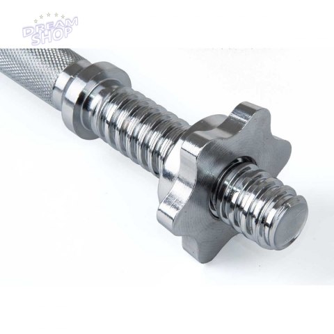 Gryf prosty krótki 35cm z zacikami średnica 25mm EB FIT Gryf prosty krótki 35cm z zacikami średnica 25mm EB FIT