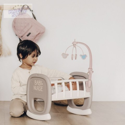 SMOBY Baby Nurse Kołyska z Karuzelką dla Lalki