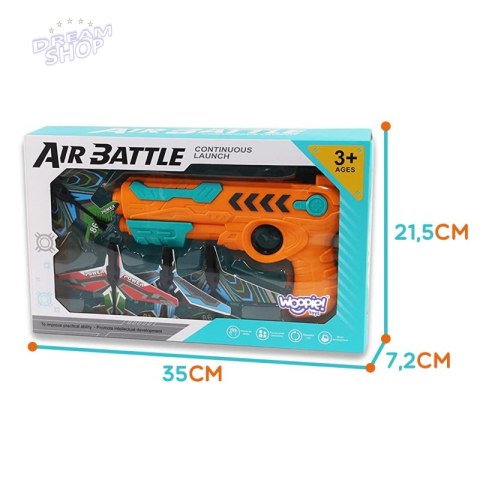 WOOPIE Pistolet Wyrzutnia Samolotów Automtyczna + 4 Samoloty WOOPIE Pistolet Wyrzutnia Samolotów Automtyczna + 4 Samoloty