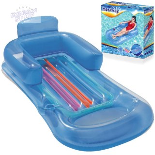 Bestway Dmuchany materac z oparciem Wbudowany uchwyt na kubek 161cm 43028