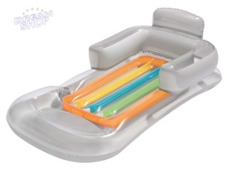 Bestway Dmuchany materac z oparciem Wbudowany uchwyt na kubek 161cm 43028