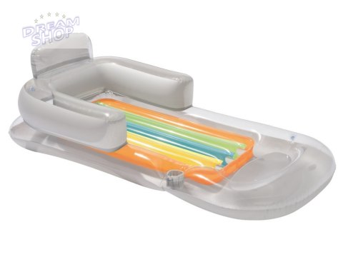 Bestway Dmuchany materac z oparciem Wbudowany uchwyt na kubek 161cm 43028