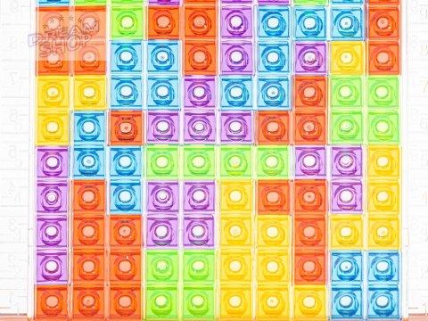 Gra logiczna układanka tetris puzzle klocki