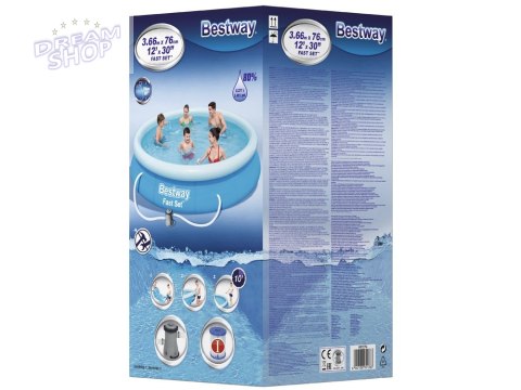 Bestway Basen rozporowy 5377 l 366x76 cm 57274 Bestway Basen rozporowy 5377 l 366x76 cm 57274
