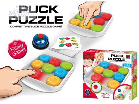 Gra Logiczna SZYBKIE KRĄŻKI Puck Puzzle Karty, Dzwonek, Zręcznościowa Gra Logiczna SZYBKIE KRĄŻKI Puck Puzzle Karty, Dzwonek, Zręcznościowa