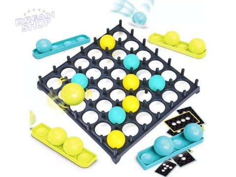Rodzinna Gra Zręcznościowa BOUNCE GAME, Układanka, Karty, Piłeczki Rodzinna Gra Zręcznościowa BOUNCE GAME, Układanka, Karty, Piłeczki