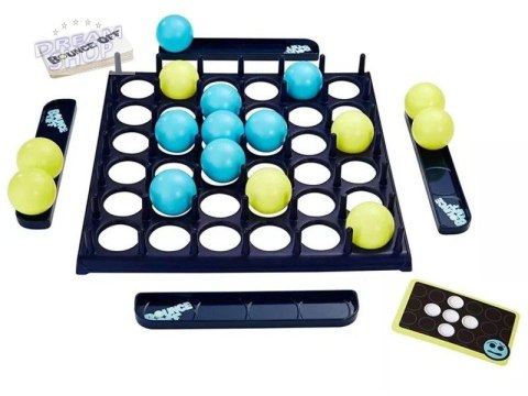 Rodzinna Gra Zręcznościowa BOUNCE GAME, Układanka, Karty, Piłeczki Rodzinna Gra Zręcznościowa BOUNCE GAME, Układanka, Karty, Piłeczki