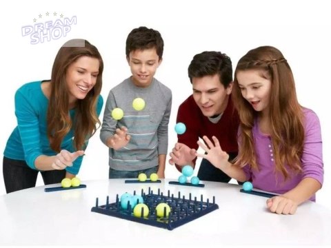 Rodzinna Gra Zręcznościowa BOUNCE GAME, Układanka, Karty, Piłeczki Rodzinna Gra Zręcznościowa BOUNCE GAME, Układanka, Karty, Piłeczki