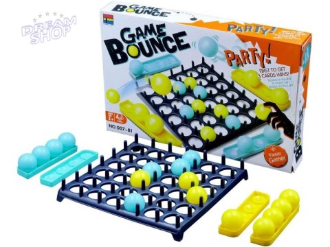 Rodzinna Gra Zręcznościowa BOUNCE GAME, Układanka, Karty, Piłeczki Rodzinna Gra Zręcznościowa BOUNCE GAME, Układanka, Karty, Piłeczki