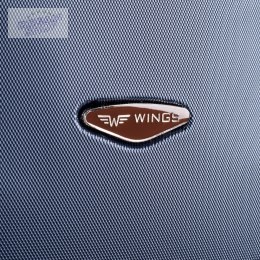 402, Zestaw 4 walizek (L,M,S,XS) Wings, Silver white