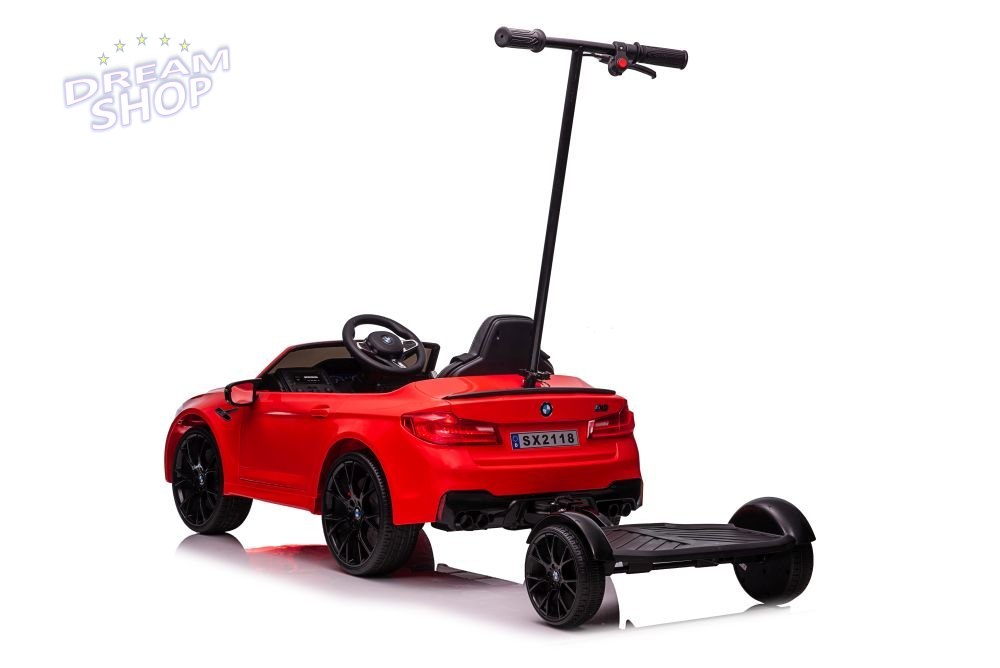 Auto Na Akumulator BMW M5 Z Platformą Dla Rodzica Czerwone Lakierowane Auto Na Akumulator BMW M5 Z Platformą Dla Rodzica Czerwone Lakierowane