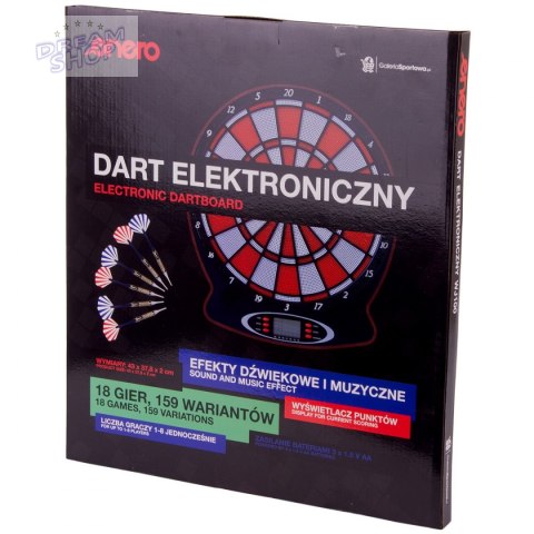 Dart elektroniczny 43 cm czerwony Dart elektroniczny 43 cm czerwony